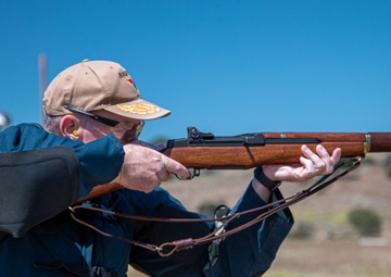 Navy rifle, pistol matches open with “first shot” ceremony
