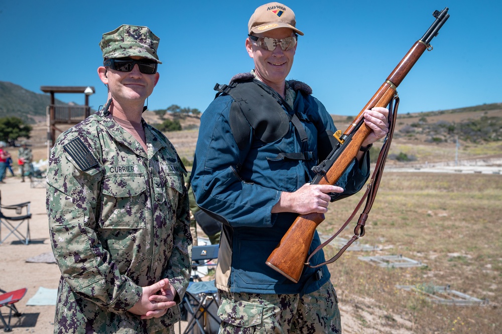 Navy rifle, pistol matches open with “first shot” ceremony