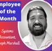 Systems Accountant Joe Marshall Named Employee of the Month