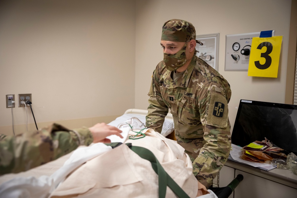 921st Field Hospital trains at the MAYO Clinic