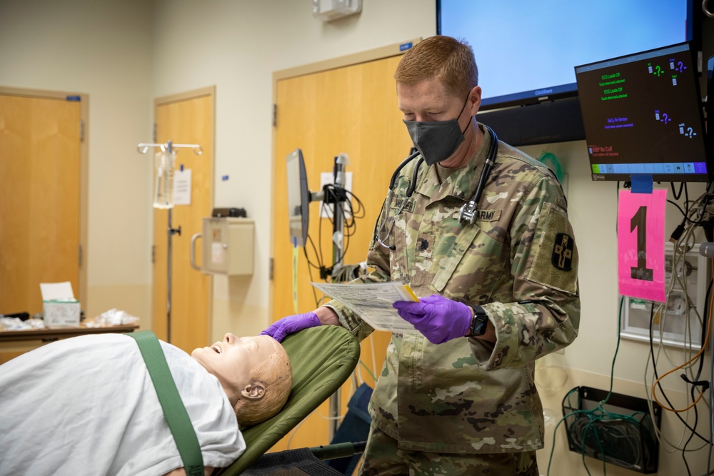 921st Field Hospital trains at the MAYO Clinic