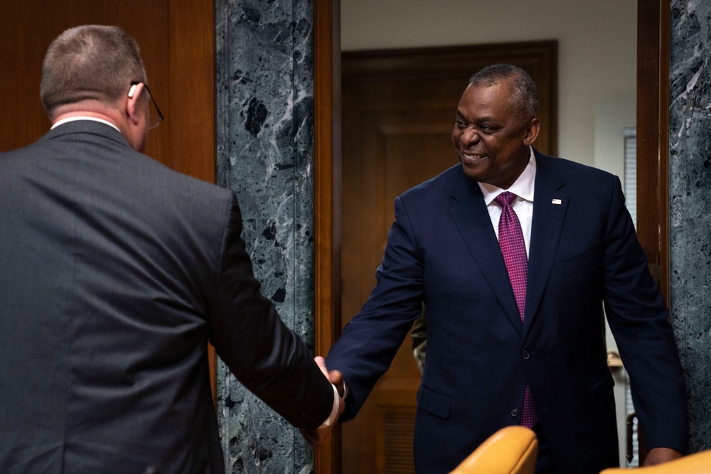 Secretary Austin and Chairman of the Joint Chief of Staff Milley testify at a Senate Appropriations Subcommittee on Defense hearing