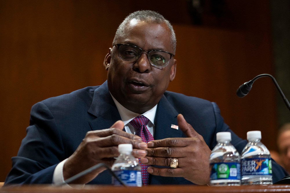 Secretary Austin and Chairman of the Joint Chief of Staff Milley testify at a Senate Appropriations Subcommittee on Defense hearing