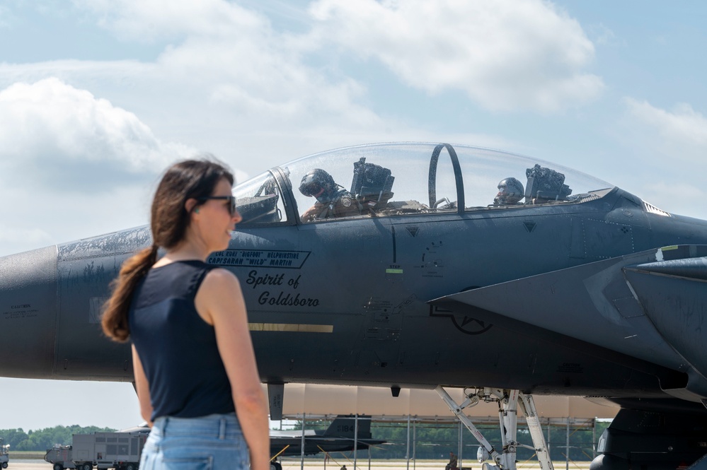 4th FW commander takes off for final flight