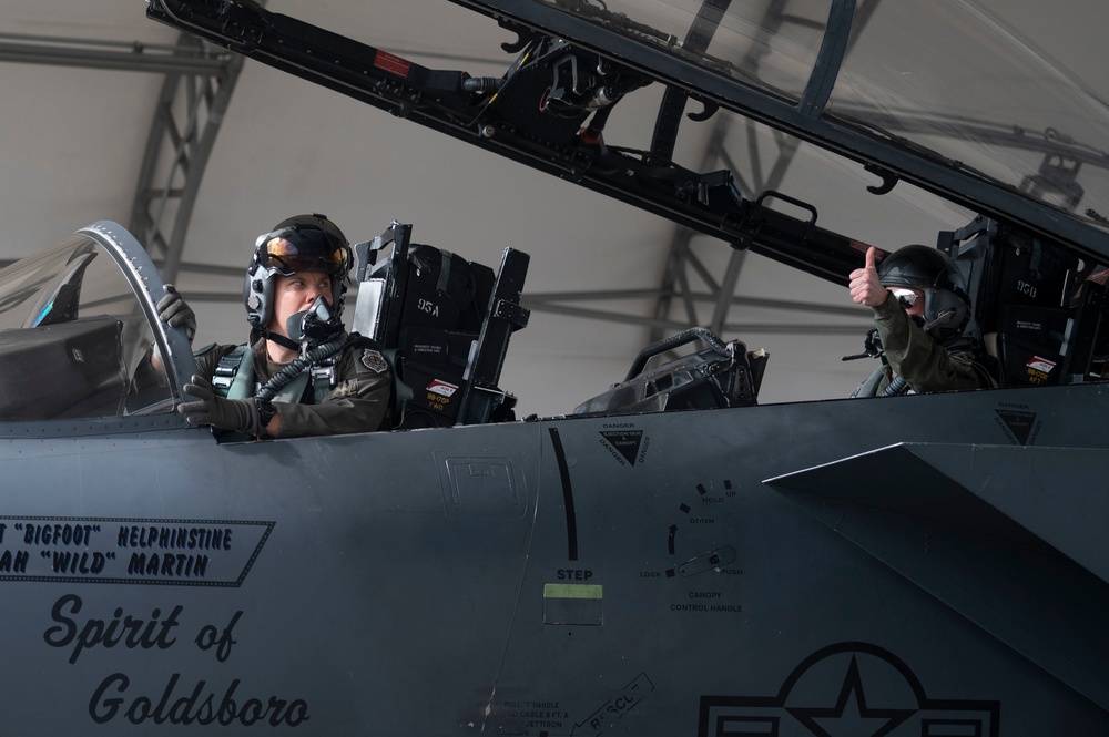 4th FW commander takes off for final flight