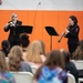 Navy musicians work with students in Massillon, Ohio