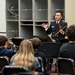 Navy musicians work with students in Massillon, Ohio