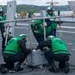 Sailors Conduct Drills On The Flight Deck