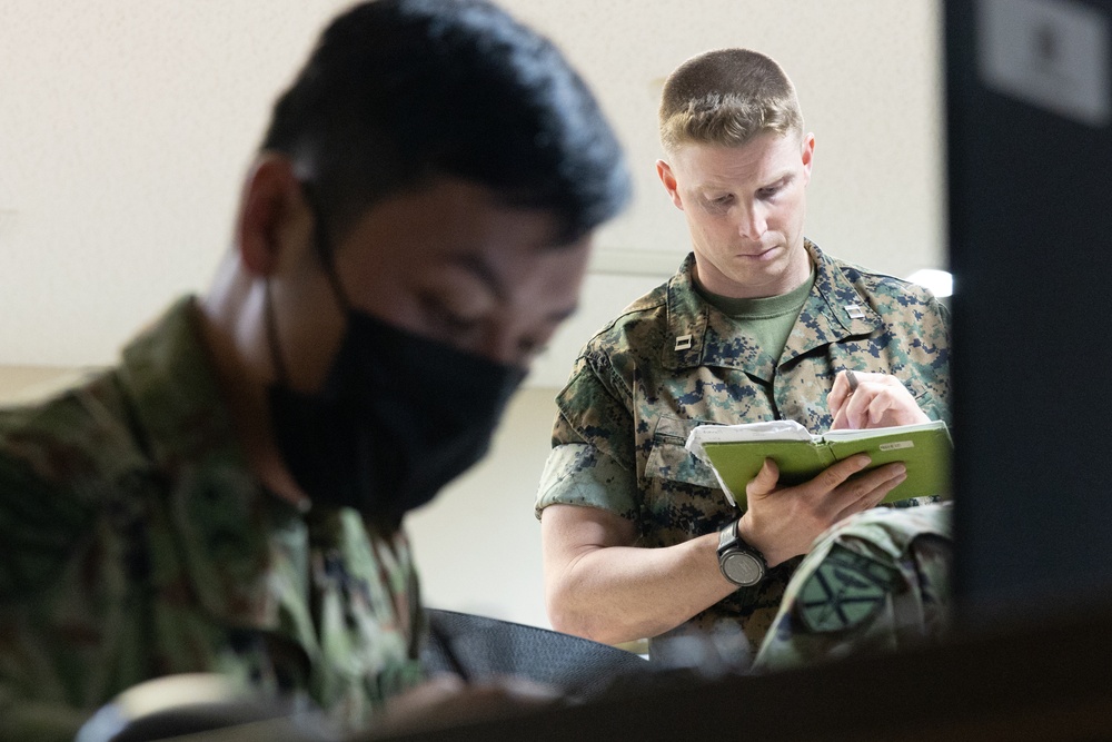 JGSDF ARDB with 5th ANGLICO Practice Fire Support Calls