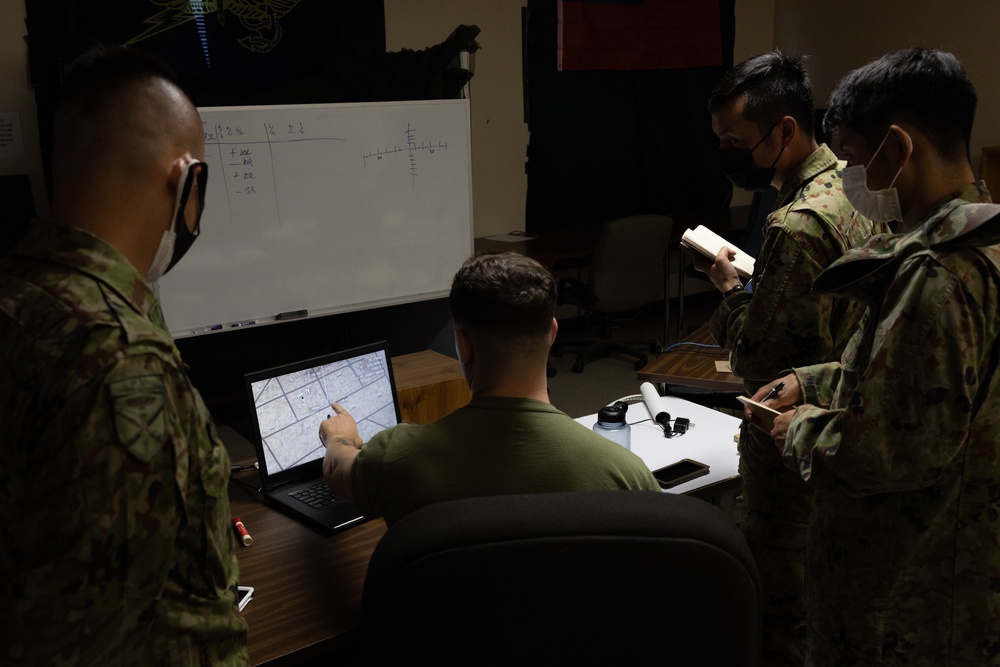 JGSDF ARDB with 5th ANGLICO Practice Fire Support Calls