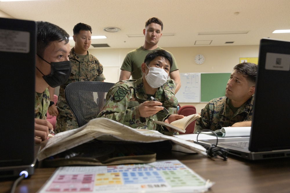 JGSDF ARDB with 5th ANGLICO Practice Fire Support Calls