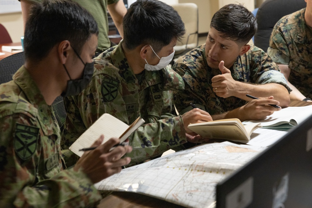 JGSDF ARDB with 5th ANGLICO Practice Fire Support Calls