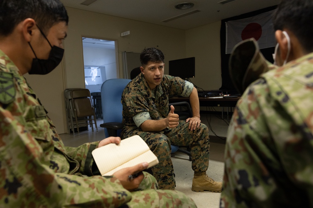 JGSDF ARDB with 5th ANGLICO Practice Fire Support Calls
