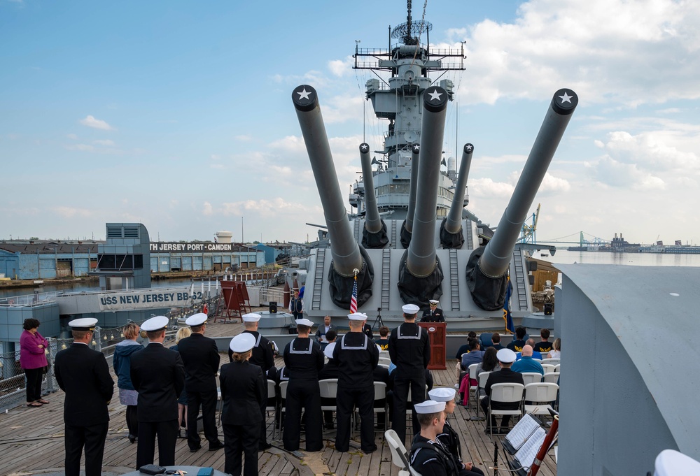Oath of Enlistment aboard the Battleship New Jersey