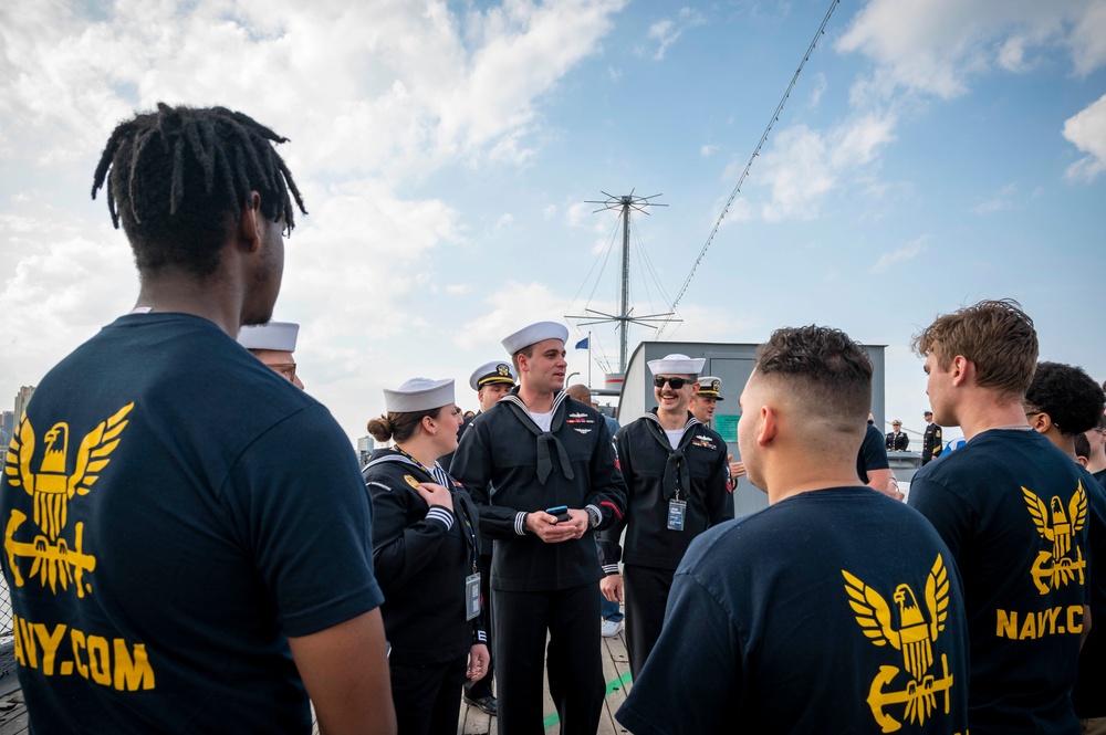 Oath of Enlistment aboard the Battleship New Jersey