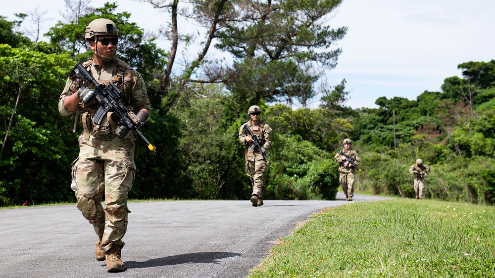 Kadena Defenders conduct dismounted patrol