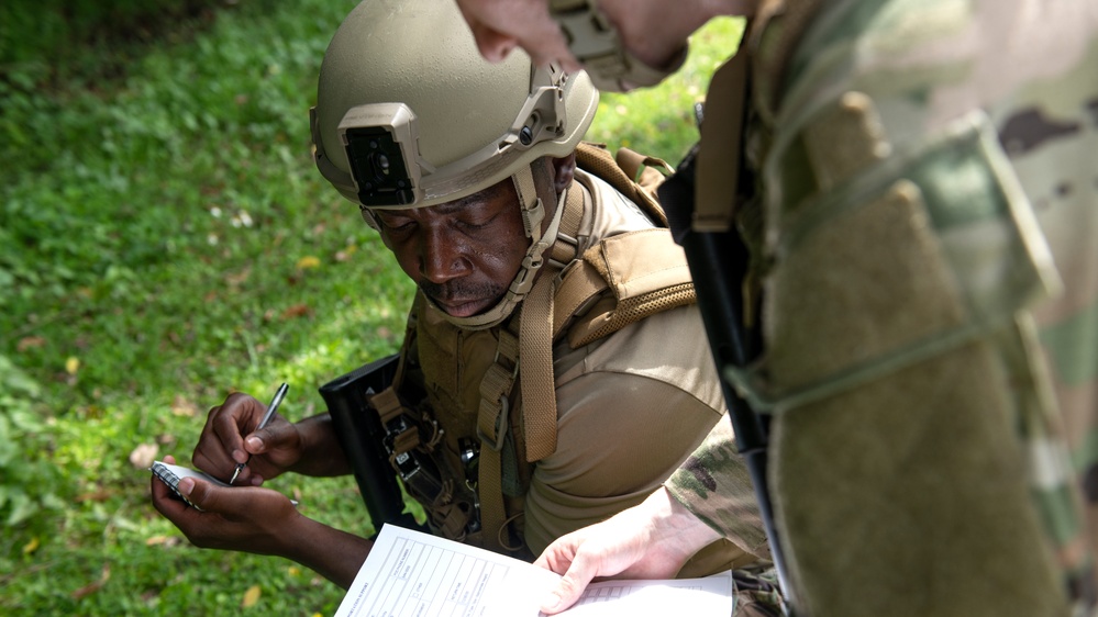 Kadena Defenders conduct dismounted patrol