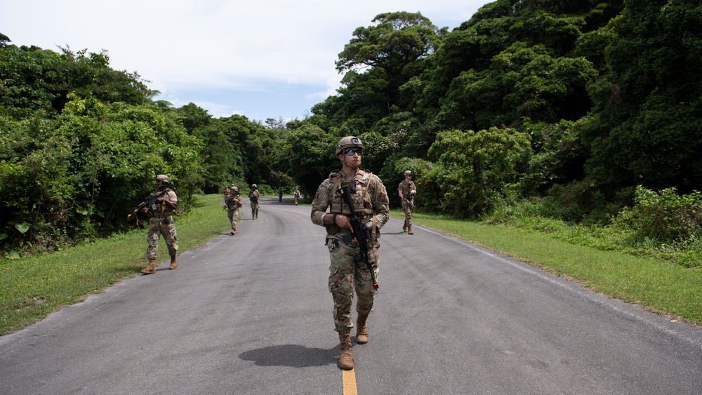 Kadena Defenders conduct dismounted patrol