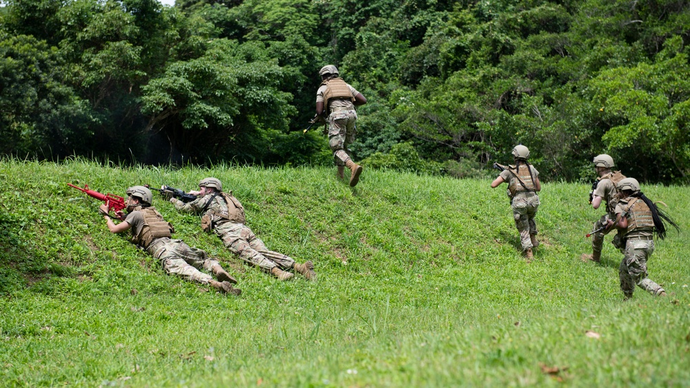 Kadena Defenders conduct dismounted patrol