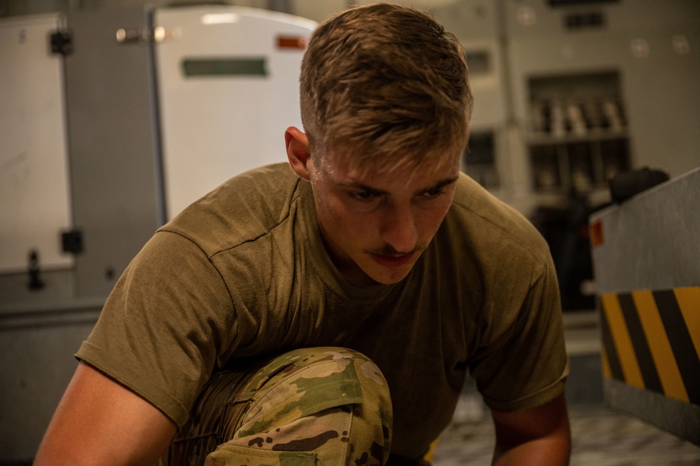 C-17 flies to Africa