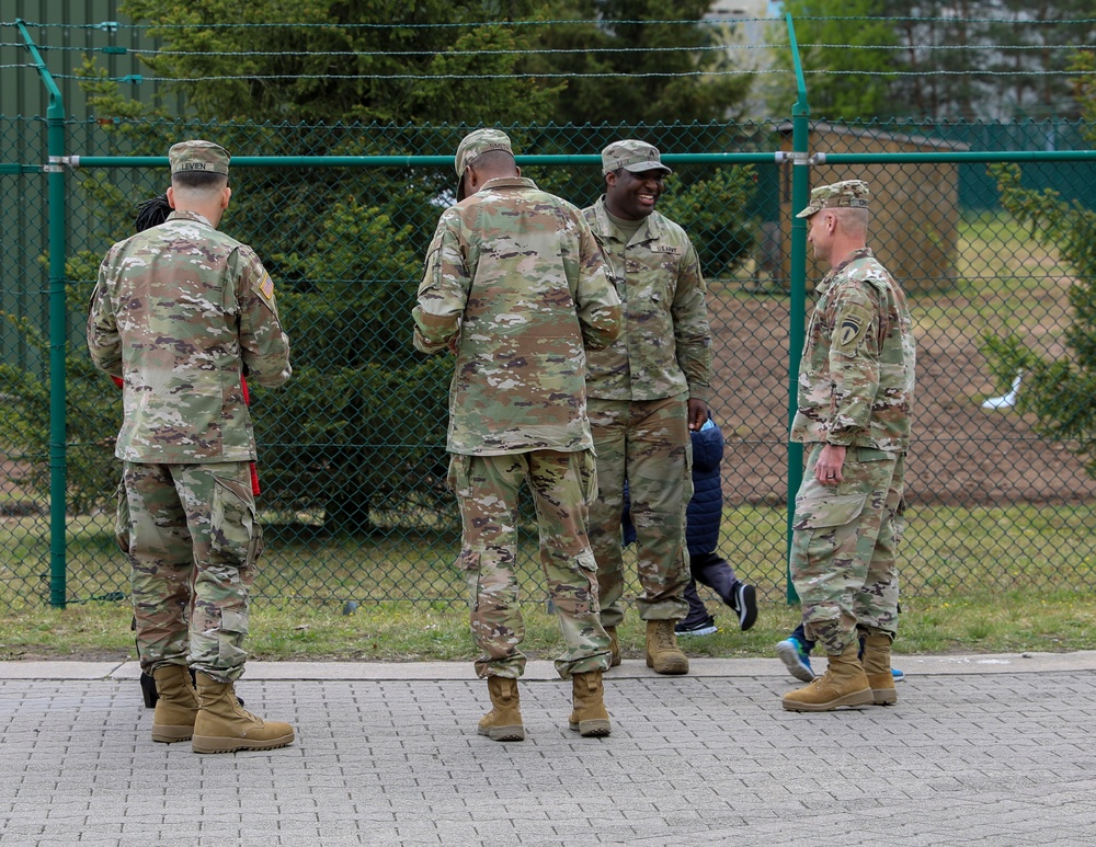 Gen. Christopher Cavoli visits 21st TSC Soldiers in Kaiserslautern