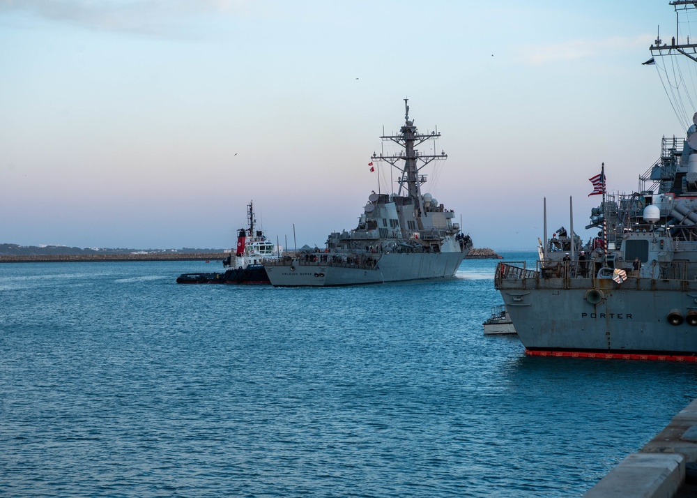 DVIDS - Images - USS Arleigh Burke Arrives at NAVSTA Rota [Image 1 of 5]