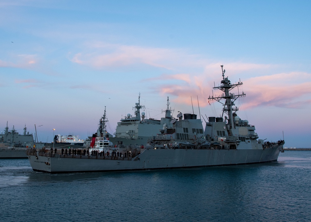 USS Arleigh Burke Arrives at NAVSTA Rota