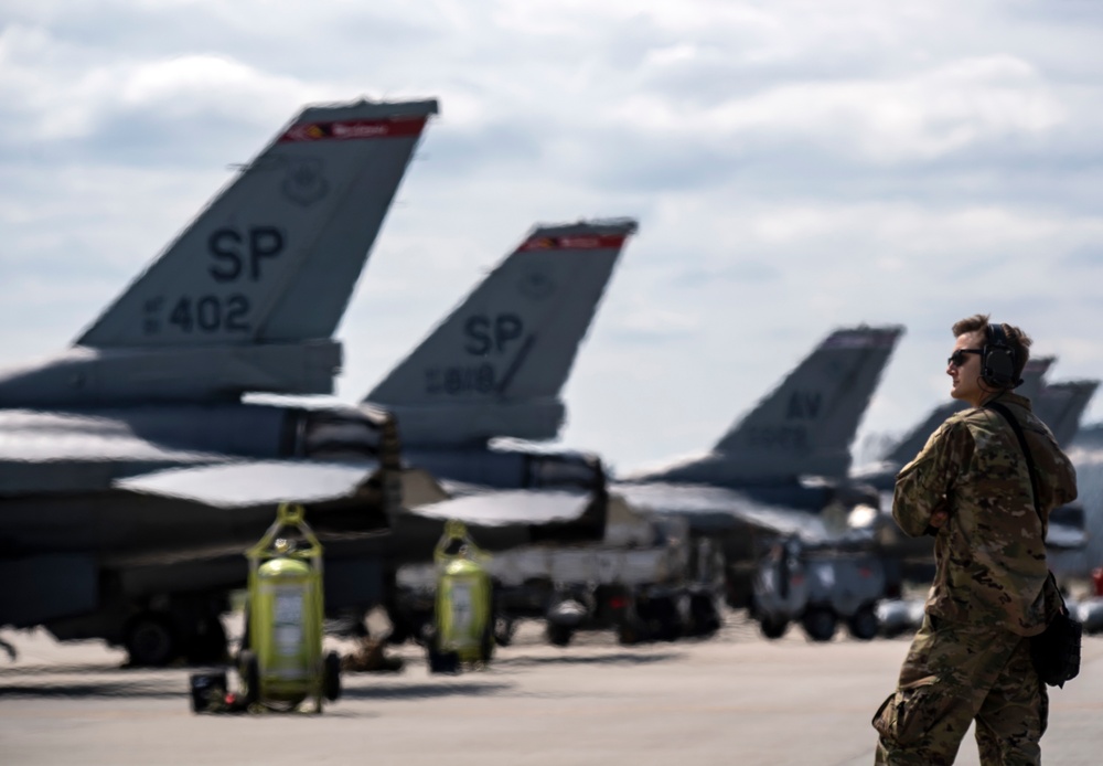 31st FW supports NATO enhanced air policing operations at Fetesti Romania