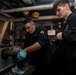 Abraham Lincoln Sailors conduct maintenance