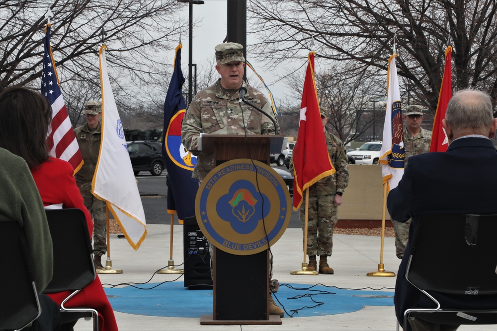 Maj. Gen. Guthrie speaks at open house