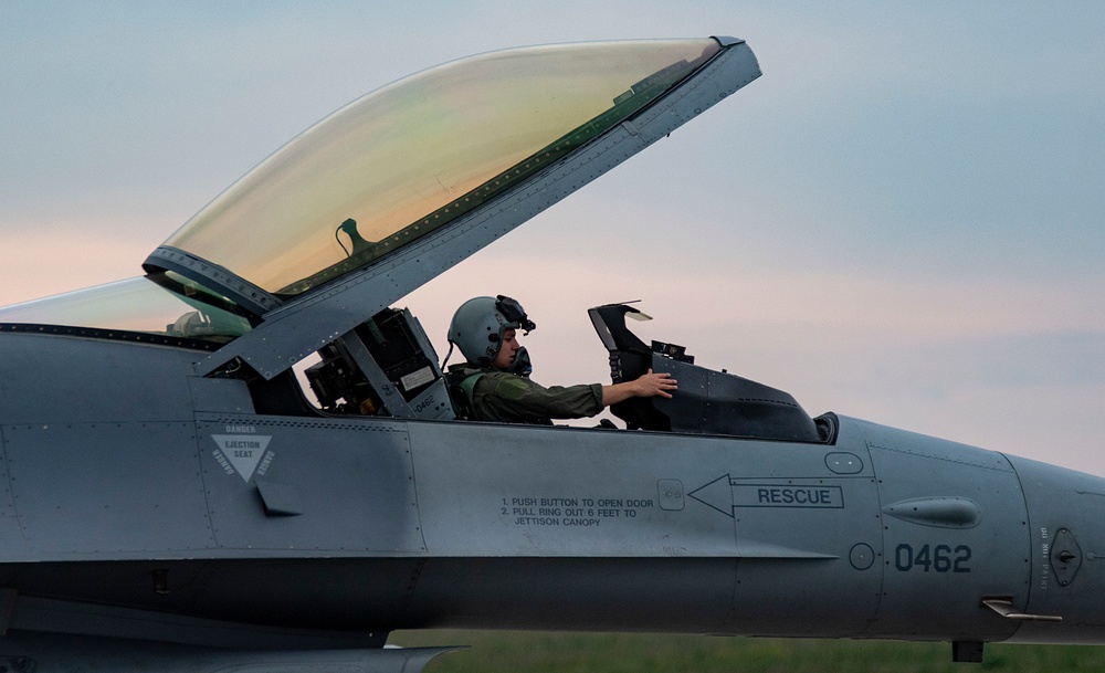 510th EFS flies night missions over NATO
