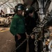 Abraham Lincoln Sailors conduct aircraft maintenance