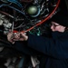 Abraham Lincoln Sailors conduct aircraft maintenance