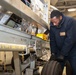 Abraham Lincoln Sailors conduct aircraft maintenance