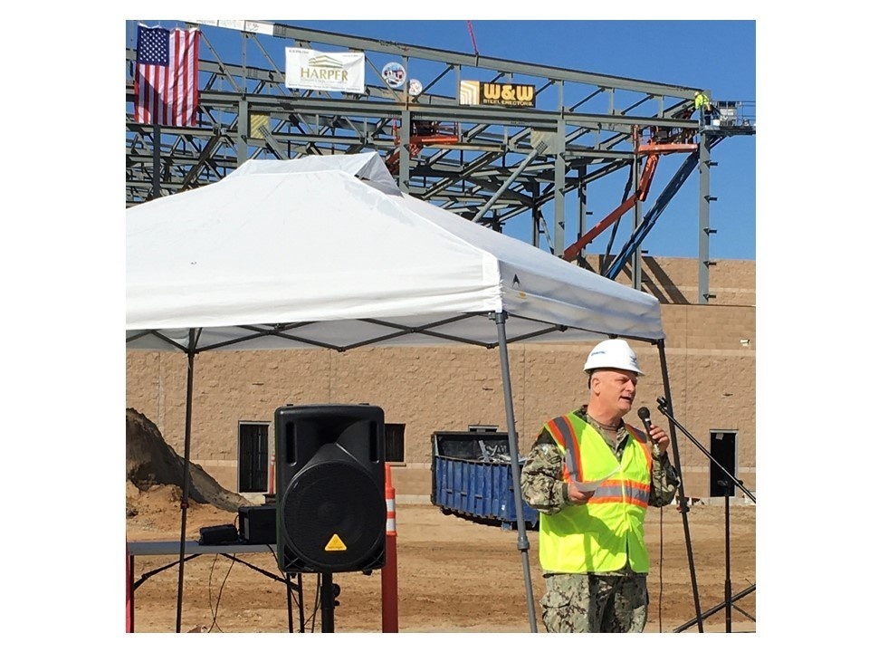 NAVFAC Southwest Reaches Construction Milestone in V-22 Hanger Construction Project