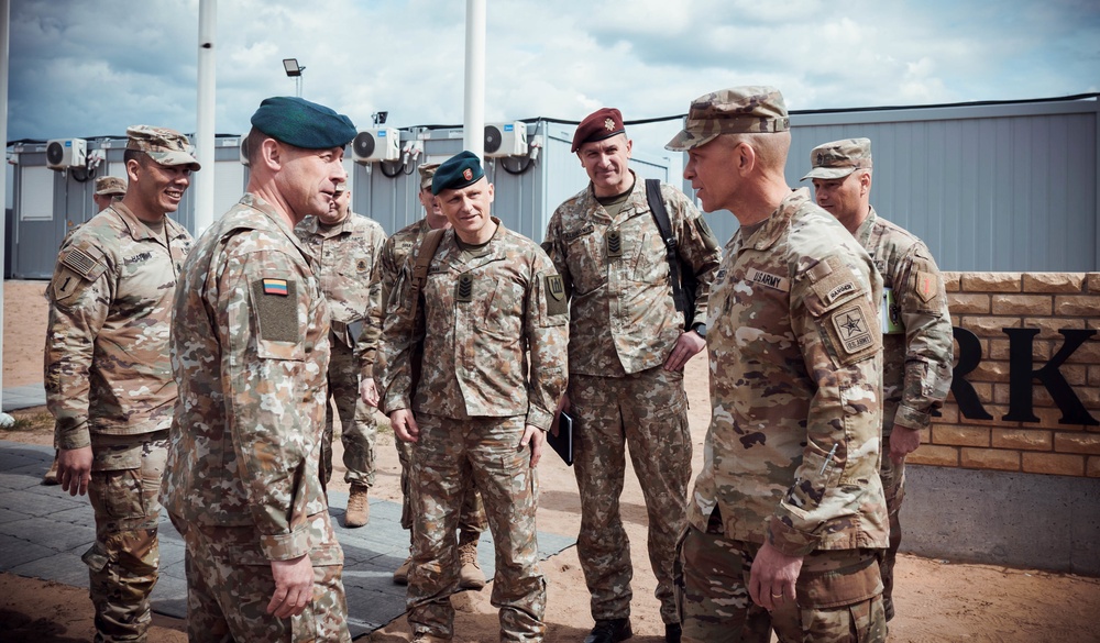 SMA visits Soldiers in Lithuania