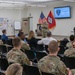 Brig. Gen. David Hall speaks to staff of Cyber Shield 2022