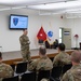 Brig. Gen. David Hall speaks to staff of Cyber Shield 2022