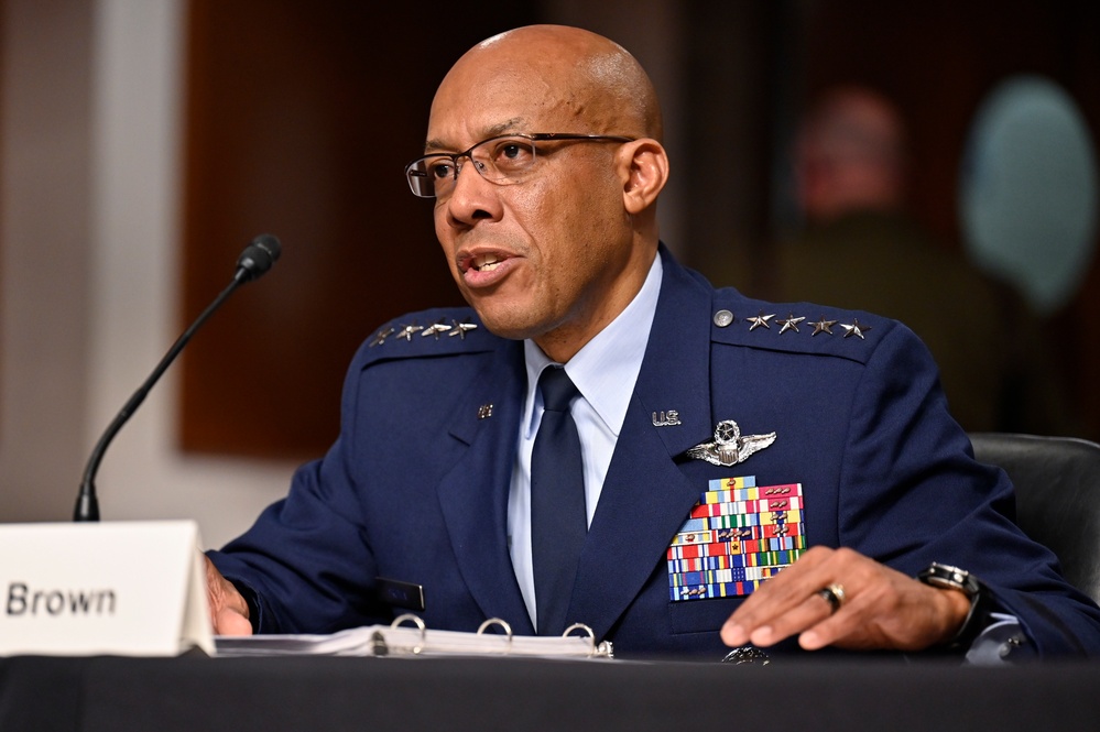 SecAF Kendall, CSAF Brown, CSO Raymond testify at SASC budget hearing