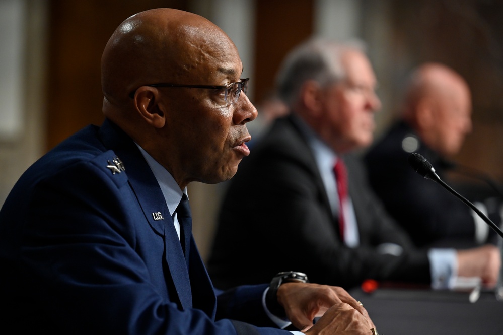 SecAF Kendall, CSAF Brown, CSO Raymond testify at SASC budget hearing