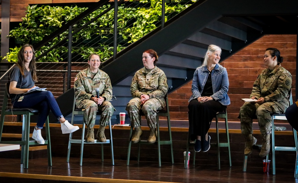 Iowa National Guard leaders participate in John Deere “Women in Leadership” panel