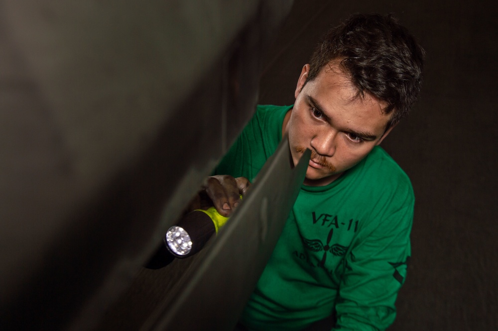 The Harry S. Truman Carrier Strike Group is on a scheduled deployment in the U.S. Sixth Fleet area of operations in support of naval operations to maintain maritime stability and security.