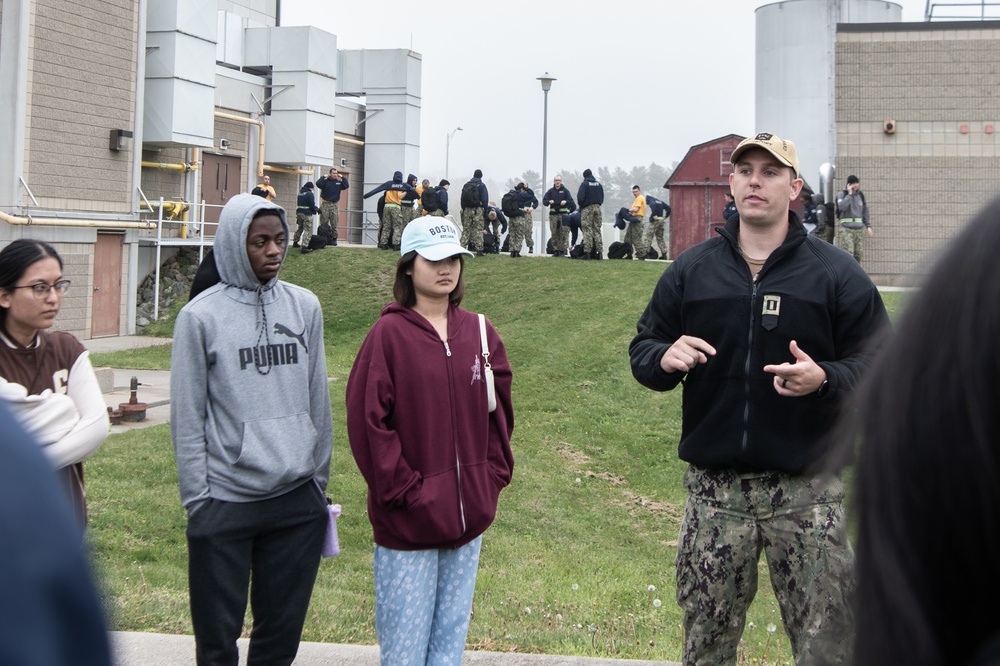 Army JROTC visits Navy OCS