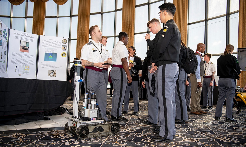 Cadets display academic research during Projects Day