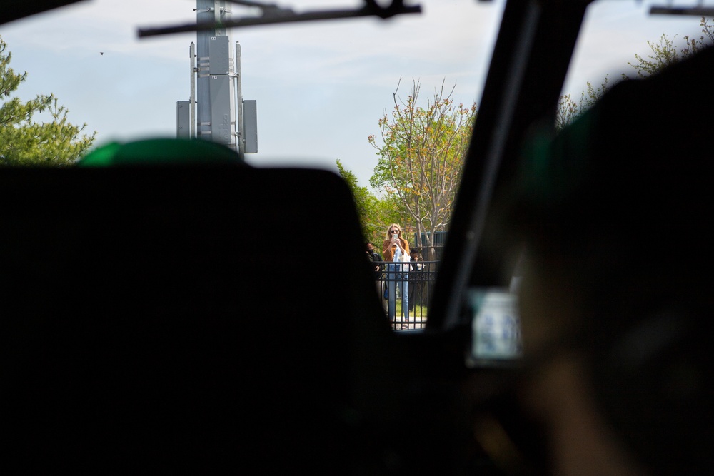 First Helicopter Squadron Flies to Howard University for Diversity Event