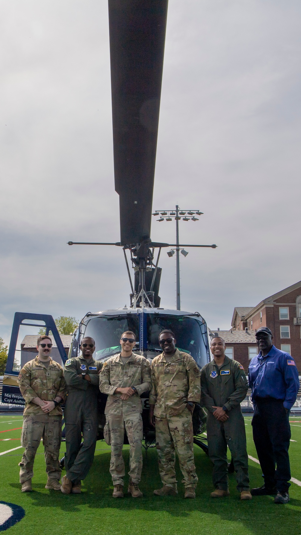 First Helicopter Squadron Flies to Howard University for Diversity Event