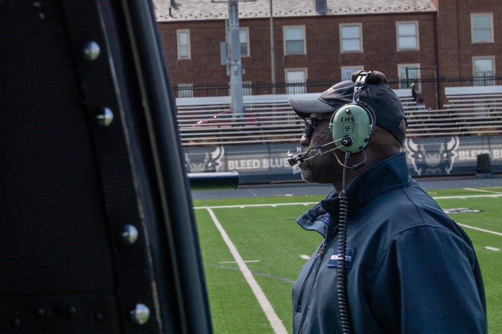 First Helicopter Squadron Flies to Howard University for Diversity Event