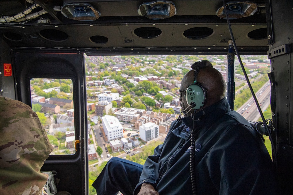 First Helicopter Squadron Flies to Howard University for Diversity Event