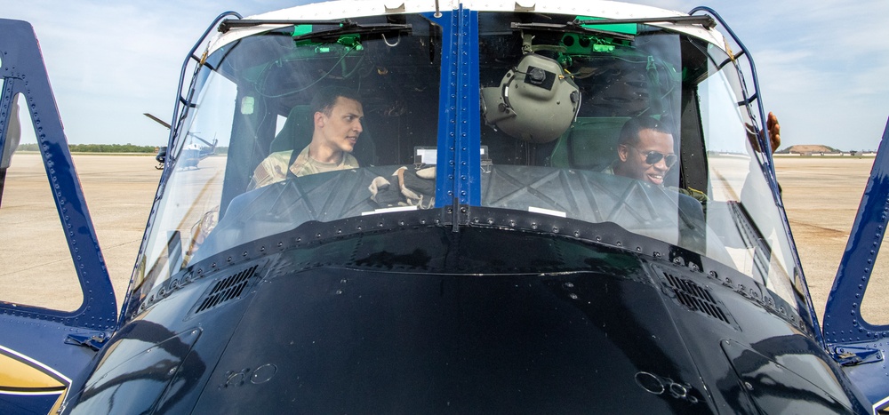 First Helicopter Squadron Flies to Howard University for Diversity Event