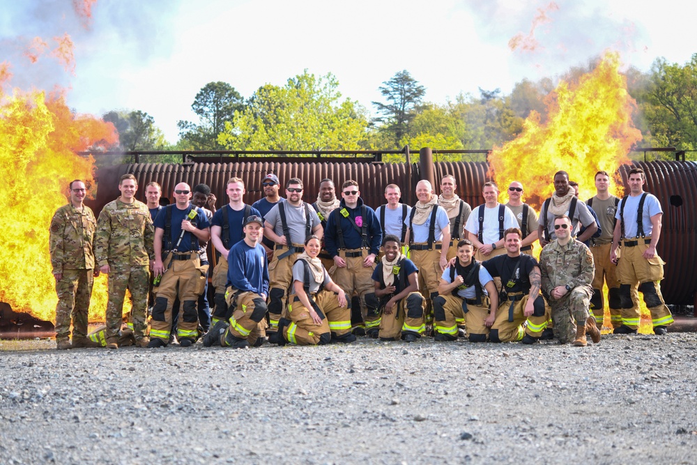 316th CES brings the heat for quarterly fire training